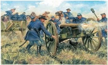 ITA6038 - Gewerkschaftsartillerie zum Zusammenbauen und Bemalen