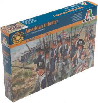 ITA6060 - Amerikanische Infanterie von 1775 zum Malen