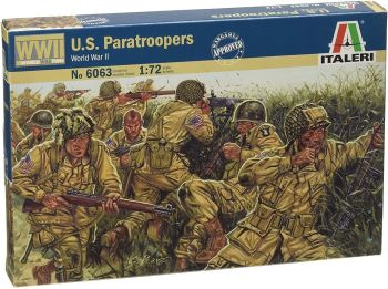 ITA6063 - Deutsche Fallschirmjäger zum Bemalen