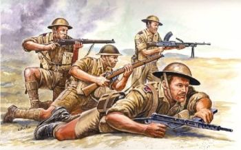 ITA6077 - Zu bemalende britische 8. Armee aus dem 2. Weltkrieg