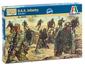ITA6099 - Bemalbare DAK-Infanterie