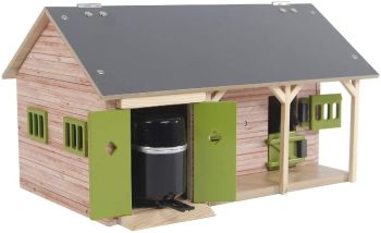KID610249 - Stall mit 2 Boxen für Pferde und Schuppen
