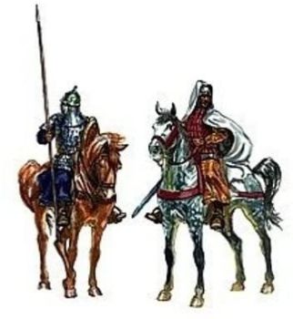 ITA6126 - Arabische Krieger von 1187 zum Malen