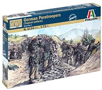 ITA6134 - Deutscher Fallschirmjäger. (tropisch) zu malen