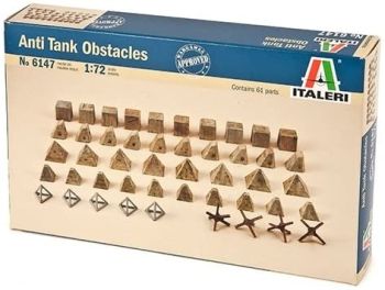 ITA6147 - Panzerhindernisse zum Zusammenbauen und Bemalen
