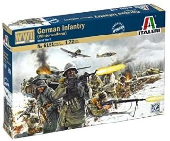 ITA6151 - Deutsche Infanterie (Winteruniform) zum Bemalen