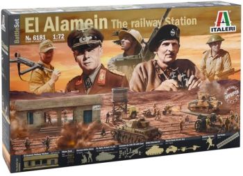 ITA6181 - El Alamein War – Battle Set zum Zusammenbauen und Bemalen
