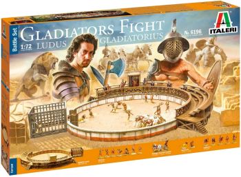 ITA6196 - Arena und Gladiatoren zum Zusammenbauen und Bemalen