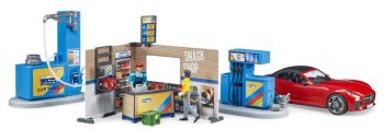 BRU62111 - Tank- und Waschstation mit Figuren und Zubehör