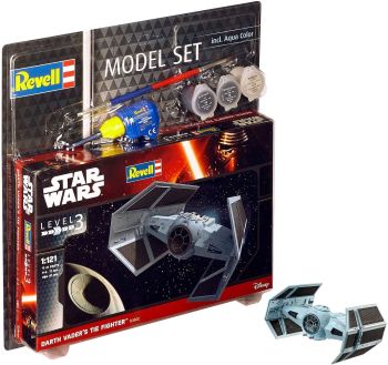 REV63602 - Modell-Set TIE Figh von Darth Vader STAR WARS mit Bemalung zum Zusammenbauen