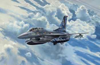 REV63844 - Modellbausatz Flugzeug Lockheed Martin F-16D Tigermeet 2014 mit Bemalung zum Zusammenbauen