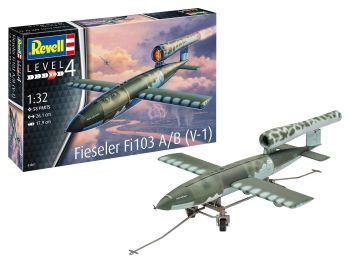 REV63861 - Segelflugzeug Fieseler Fi103 V-1 zum Zusammenbauen und Lackieren