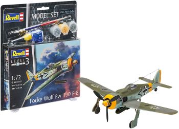 REV63898 - Modellbausatz Focke Wulf Fw190 F-8 mit Lackierung zum Zusammenbauen