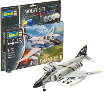 REV63941 - Modellbausatz F-4J Phantom II mit Bemalung zum Zusammenbauen