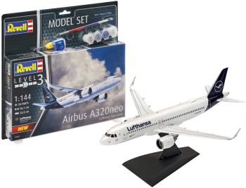 REV63942 - Modellbausatz Airbus A320 neo Lufthansa mit Lackierung zum Zusammenbauen