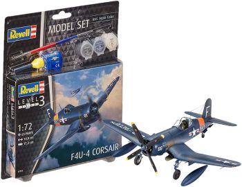REV63955 - Modellbausatz Vought F4U Corsair mit Lackierung zum Zusammenbauen