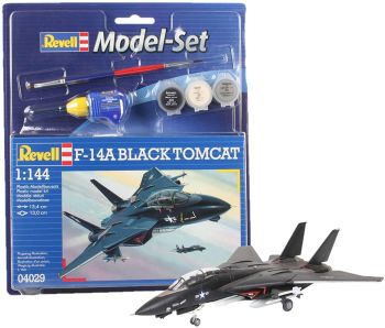 REV64029 - Modellbausatz F-14A Black Tomcat mit Bemalung zum Zusammenbauen