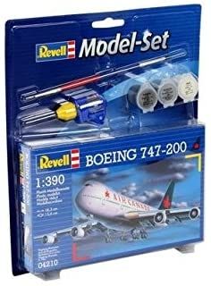 REV64210 - Modellset Boeing 747-200 mit Bemalung zum Zusammenbauen