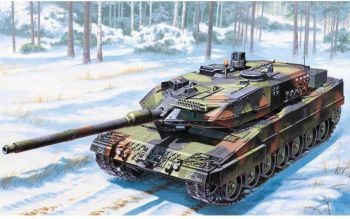ITA6435 - Leopard 2A6 Panzer zum Zusammenbauen und Lackieren