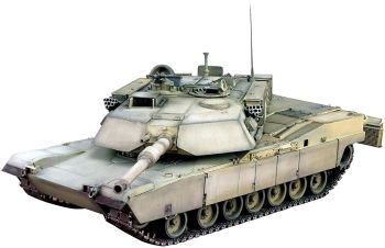 ITA6438 - ABRAMS M1 A1 HI Tank zum Zusammenbauen und Lackieren