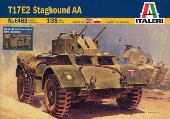 ITA6463 - Gepanzertes Fahrzeug T17E2 STAGHOUND AA zum Zusammenbauen und Lackieren