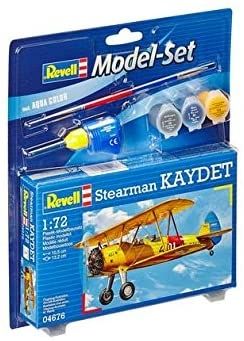 REV64676 - Modellbausatz Stearman Kaydet mit Bemalung zum Zusammenbauen
