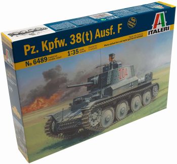 ITA6489 - Panzer Pz.Kpfw 38(t) Ausf. F zum Zusammenbauen und Bemalen