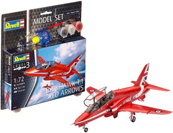 REV64921 - Modellbausatz BAe Hawk T.1 Red Arrows mit Bemalung zum Zusammenbauen