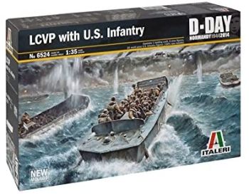 ITA6524 - LCVP mit US-Infanterie zum Zusammenbauen und Bemalen