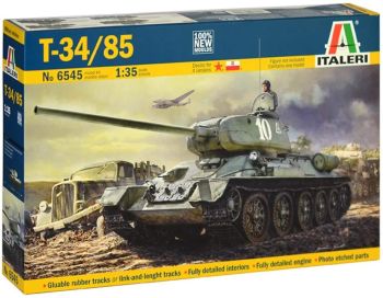 ITA6545 - Panzer T34/85 Zavod 183 Mod.1944 zum zusammenbauen und lackieren