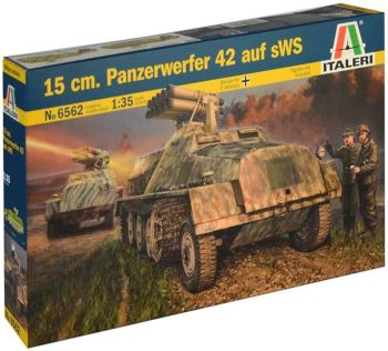 ITA6562 - Fahrzeug 15cm. Panzerwerfer 42 auf sWS zum zusammenbauen und lackieren