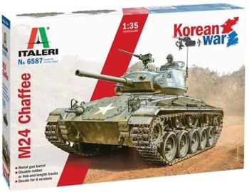 ITA6587 - Panzer M24 Chaffee Koreakrieg zum Zusammenbauen und Bemalen