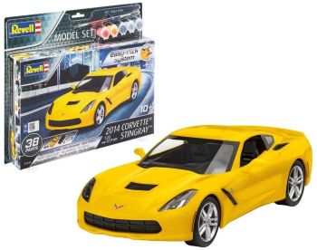 REV67449 - Modellset CORVETTE Stingray 2014 mit Lackierung zum Zusammenbauen