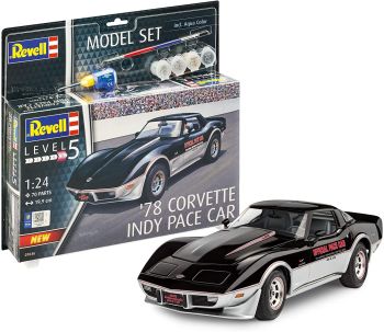 REV67646 - Modellbausatz CORVETTE '78 Indy Pace mit Lackierung zum Zusammenbauen
