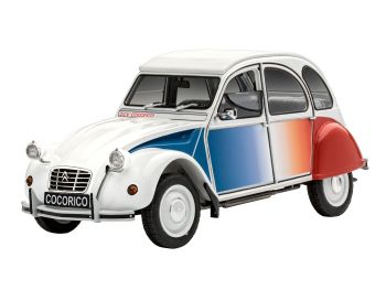 REV67653 - Modell-Set CITROEN 2 CV Coccorico mit Lackierung zum Zusammenbauen