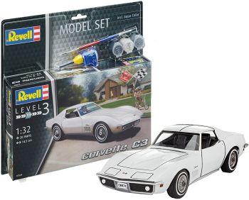 REV67684 - Modellbausatz CORVETTE C3 mit Lackierung zum Zusammenbauen