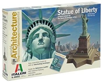 ITA68002 - Weltarchitektur: FREIHEITSSTATUE zum Zusammenbauen und Bemalen