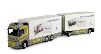TEK73916 - VOLVO FH04 Globetrotter 6x4 Motorwagen mit 1+1-Achs-Anhänger MATHYS