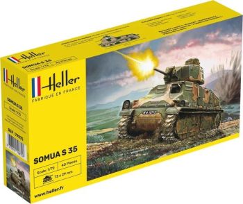 HEL79875 - SOMUA S35 Panzer zum Zusammenbauen und Lackieren