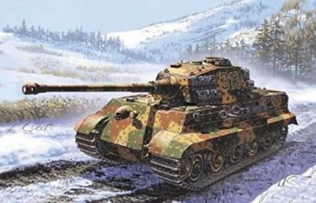ITA7004 - Königstiger-Panzer zum Zusammenbauen und Lackieren