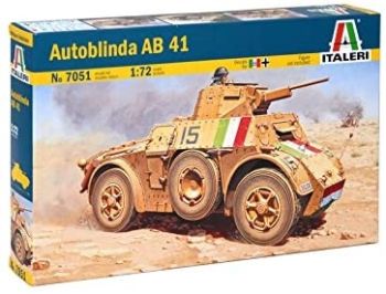 ITA7051 - 1941 AUTOBLINDA AB 41 Fahrzeug zum Zusammenbauen und Lackieren