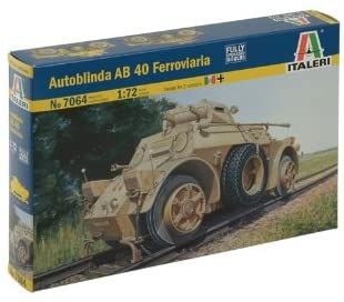 ITA7064 - AUTOBLINDA AB 40 Ferovière Fahrzeug zum Zusammenbauen und Lackieren