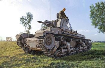 ITA7084 - Panzer-Panzerkamfwagen 35 (t) zum Zusammenbauen und Lackieren