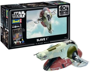 REV05678 - Slave I-40th Anniversary The Empire Strikes Back STAR WARS Farbe und Kleber zum Zusammenbauen und Bemalen enthalten