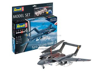 REV63866 - Flugzeug Sea Vixen Faw 2 Modellset mit Bemalung zum Zusammenbauen