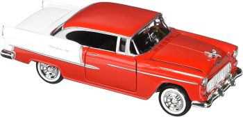 MMX73229RD - CHEVY Bel Air 1955 rot und weiß