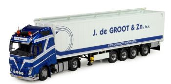 TEK74005 - VOLVO FH04 Globettrter 4x2 mit Anhänger 3 Achsen J. DE GROOT