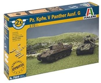 ITA7504 - Pz.Kpfw-Panzer. V Panther Montage schnell zu montieren und zu lackieren