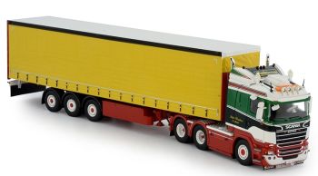 TEK75678 - SCANIA R13 6x4 mit Planenanhänger 3 Achsen PETER WOUTERS