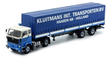 TEK76313 - VOLVO F89 4x2 mit Planenanhänger 2 Achsen KLUITMANS